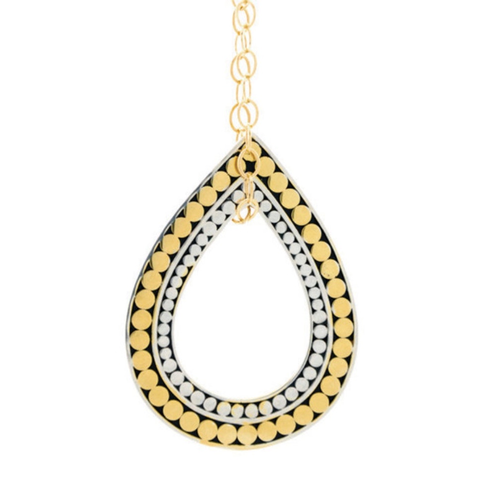 Kathy Kamei Teardrop Pendant Necklace